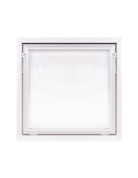 Kellerfenster Garagenfenster Stallfenster Kunststofffenster 900 x 900 mm - PREMIUM