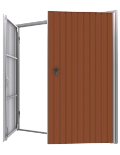 Drehtor Stahl Garagentor Zweiflügeltor Doppelflügeltor 250 x 200 cm