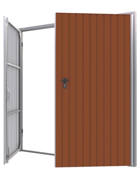 Drehtor Stahl Garagentor Zweiflügeltor Doppelflügeltor 250 x 200 cm