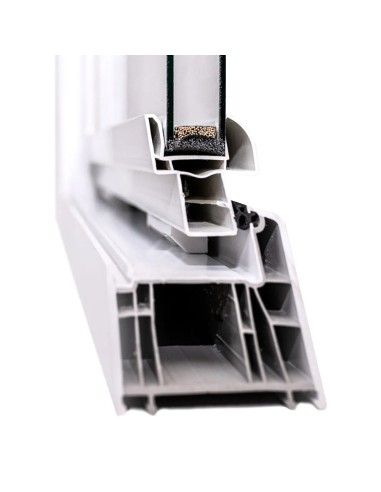 Kellerfenster Garagenfenster Stallfenster Kunststofffenster 1000 x 800 mm - PREMIUM