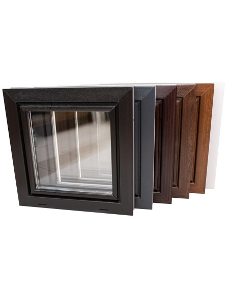 Kellerfenster Garagenfenster Stallfenster Kunststofffenster 1500 x 800 mm - PREMIUM