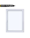 Kunststofffenster PVC 1100 x 1450 mm Dreh/Kipp Weiß - Sofort verfügbar