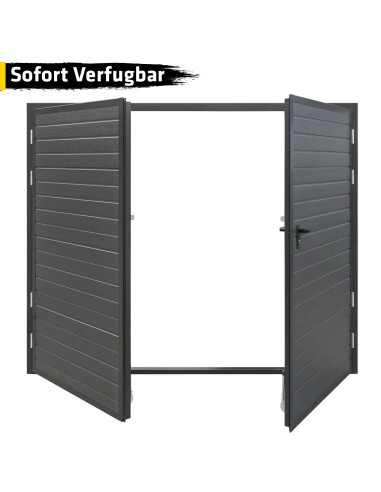 Stahl Isolierung Garagentor mit Paneel 250 x 210 cm - Sofort verfügbar