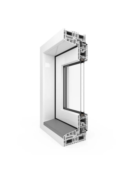 PVC Schiebetüren Smart-Slide 2100 x 2000 mm Terrassentür