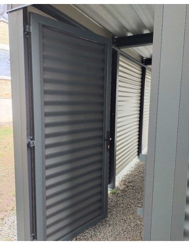 Carport Metall mit Seitenwand 4+0 Modern Garage 3 x 6 m