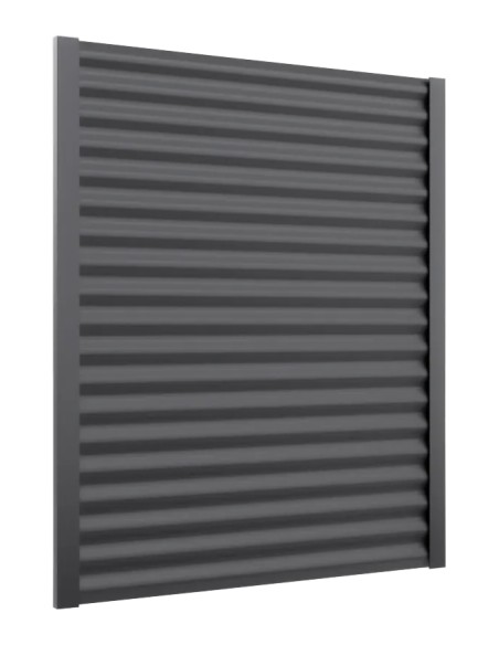 Carport Metall mit Seitenwand 6+0 Modern Garage Doppel 6 x 6 m