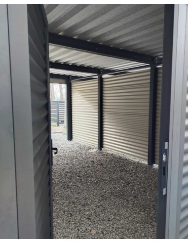 Carport Metall mit Seitenwand 6+0 Modern Garage Doppel 6 x 6 m