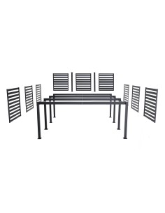 Carport Metall Modern Garage Doppel 6 x 6 m 2