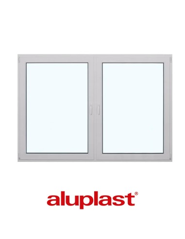 Kunststofffenster PVC 2065 x 1435 mm Dreh | Dreh-Kipp - Aluplast Ideal 4000