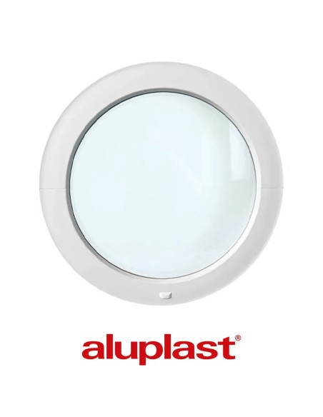 Kunststofffenster PVC Rund 600 x 600 mm Festverglasung - Aluplast Ideal 4000