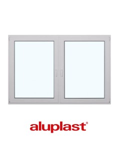 Kunststofffenster PVC 1915 x 1300 mm Dreh-Kipp | Dreh - Aluplast Ideal 4000