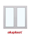 Kunststofffenster PVC 1465 x 1435 mm Dreh | Dreh-Kipp - Aluplast Ideal 4000