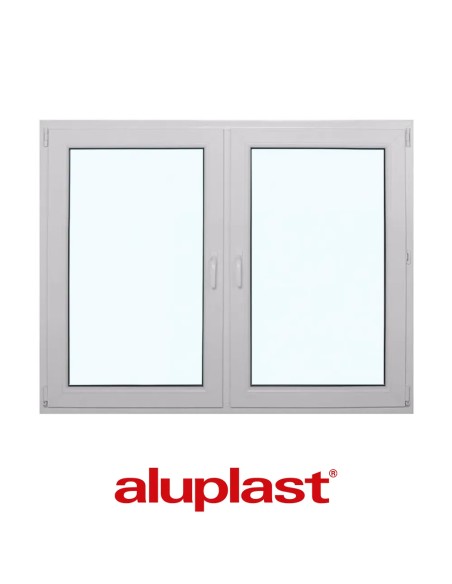 Kunststofffenster PVC 1525 x 1200 mm Dreh | Dreh-Kipp - Aluplast Ideal 4000