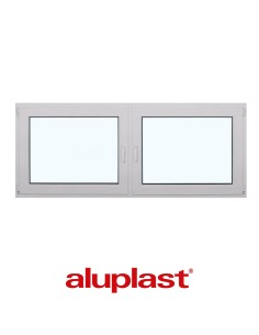 Kunststofffenster PVC 1950 x 800 mm Dreh-Kipp | Dreh - Aluplast Ideal 4000