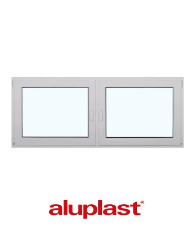Kunststofffenster PVC 1950 x 800 mm Dreh-Kipp | Dreh - Aluplast Ideal 4000