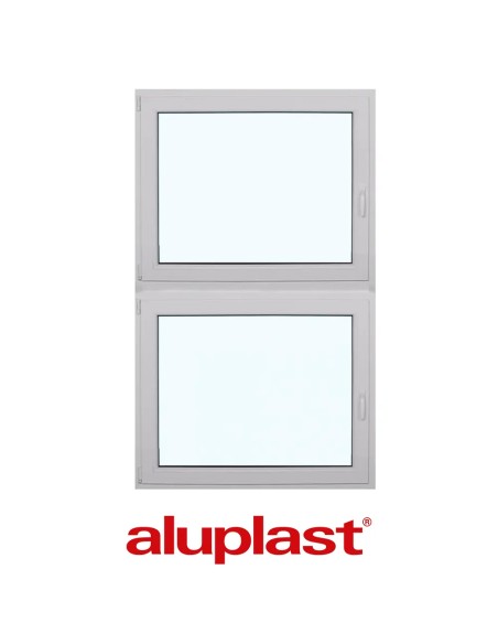 Kunststofffenster PVC 950 x 1600 mm Dreh-Kipp - Aluplast Ideal 4000