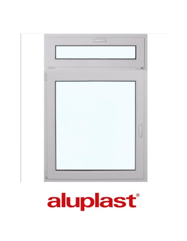 Kunststofffenster PVC 950 x 1400 mm Kipp | Dreh - Aluplast Ideal 4000