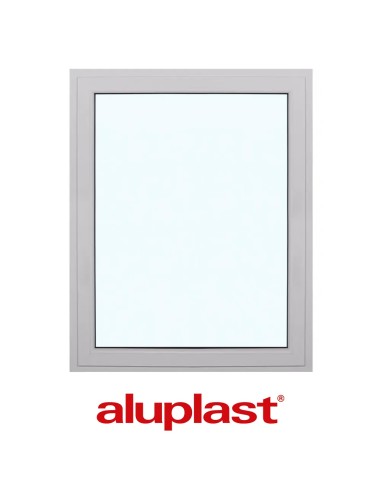 Kunststofffenster PVC 1200 x 1500 mm Festverglasung - Aluplast Ideal 4000