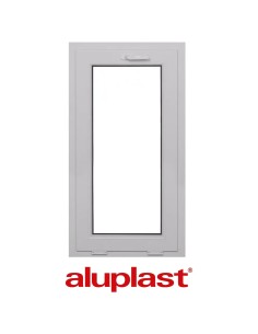 Kunststofffenster PVC 650 x 1200 mm Kipp - Aluplast Ideal 4000