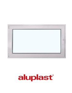 Kunststofffenster PVC 1000 x 500 mm Dreh-Kipp - Aluplast Ideal 4000