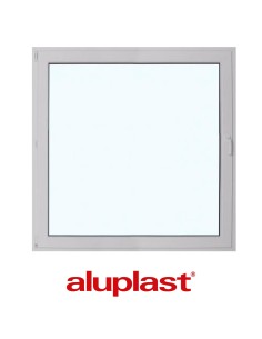 Kunststofffenster PVC 800 x 800 mm Dreh - Aluplast Ideal 4000