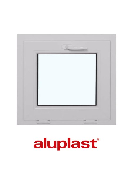 Kunststofffenster PVC 450 x 450 mm Kipp - Aluplast Ideal 4000