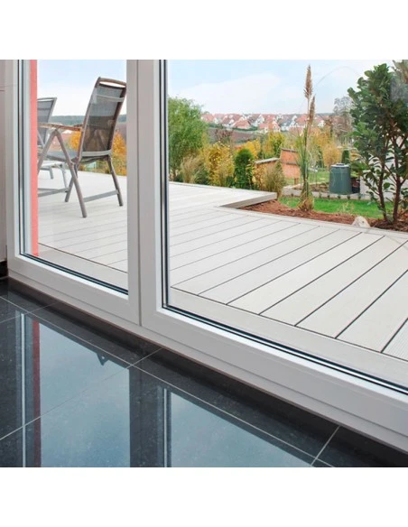 Kunststofffenster PVC 2800 x 1350 mm Festverglasung | Dreh-Kipp - Aluplast Ideal 4000