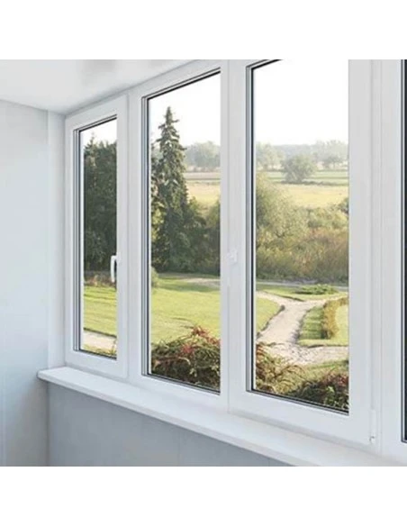 Kunststofffenster PVC 2600 x 1500 mm Dreh | Dreh-Kipp - Aluplast Ideal 4000