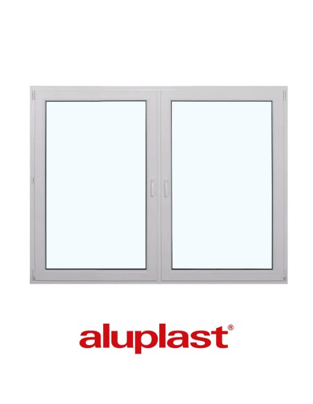 Kunststofffenster PVC 1800 x 1400 mm Dreh-Kipp | Dreh - Aluplast Ideal 7000