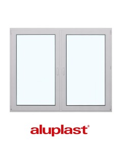 Kunststofffenster PVC 1765 x 1435 mm Dreh | Dreh-Kipp - Aluplast Ideal 7000