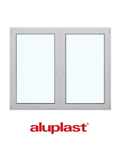 Kunststofffenster PVC 1765 x 1435 mm Dreh | Dreh-Kipp - Aluplast Ideal 7000