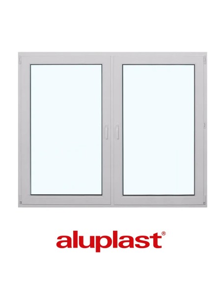 Kunststofffenster PVC 1765 x 1435 mm Dreh | Dreh-Kipp - Aluplast Ideal 7000