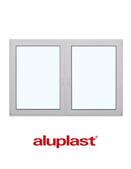 Kunststofffenster PVC 1915 x 1300 mm Dreh-Kipp | Dreh - Aluplast Ideal 7000