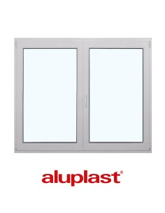 Kunststofffenster PVC 1600 x 1350 mm Dreh | Dreh-Kipp - Aluplast Ideal 7000