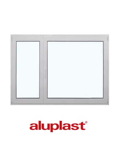 Kunststofffenster PVC 1700 x 1200 mm Dreh | Dreh-Kipp - Aluplast Ideal 7000