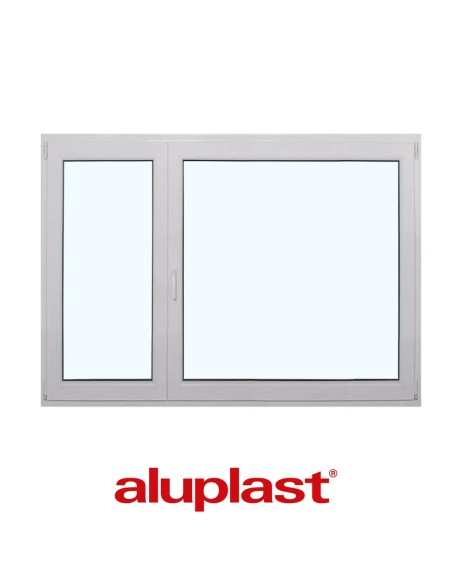 Kunststofffenster PVC 1700 x 1200 mm Dreh | Dreh-Kipp - Aluplast Ideal 7000