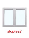 Kunststofffenster PVC 1525 x 1200 mm Dreh | Dreh-Kipp - Aluplast Ideal 7000