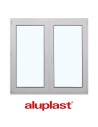 Kunststofffenster PVC 1165 x 1135 mm Dreh | Dreh-Kipp - Aluplast Ideal 7000