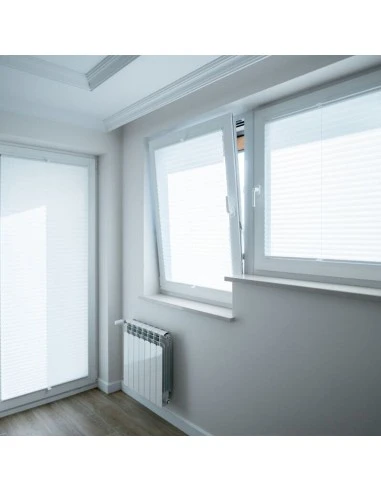Kunststofffenster PVC 1200 x 1500 mm Festverglasung - Aluplast Ideal 7000