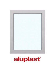 Kunststofffenster PVC 1200 x 1500 mm Festverglasung - Aluplast Ideal 7000