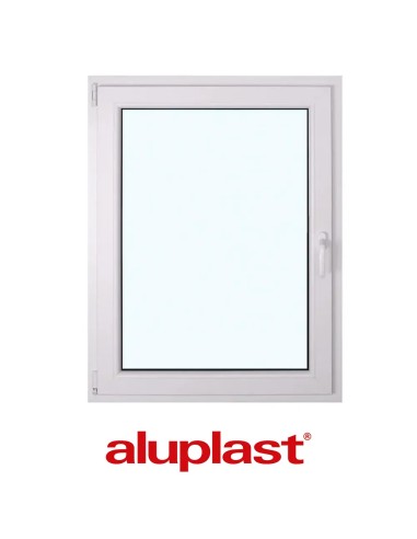 Kunststofffenster PVC 865 x 1135 mm Dreh-Kipp - Aluplast Ideal 7000