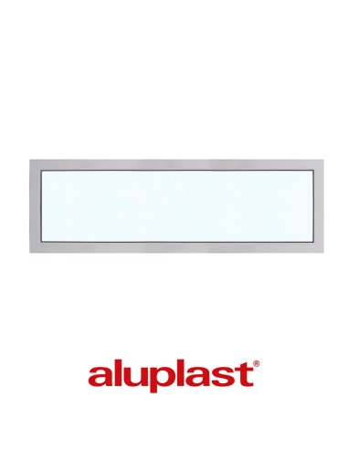 Kunststofffenster PVC 1400 x 450 mm Festverglasung - Aluplast Ideal 7000