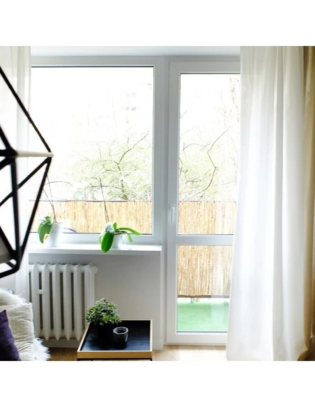 Kunststofffenster PVC 450 x 450 mm Kipp - Aluplast Ideal 7000