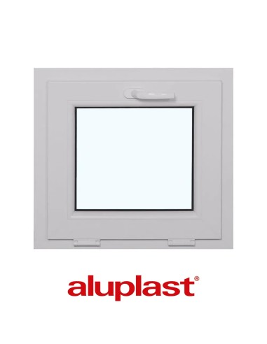 Kunststofffenster PVC 450 x 450 mm Kipp - Aluplast Ideal 7000