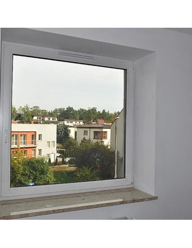 Kunststofffenster PVC 600 x 600 mm Festverglasung - Aluplast Ideal 7000