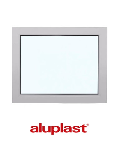 Kunststofffenster PVC 625 x 500 mm Festverglasung - Aluplast Ideal 7000