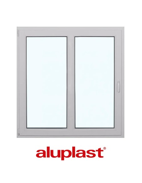 Kunststofffenster PVC 1200 x 1250 mm Dreh-Kipp - Aluplast Ideal 7000
