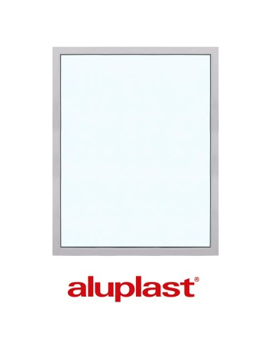 Kunststofffenster PVC 1500 x 1900 mm Festverglasung - Aluplast Ideal 7000