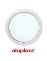 Kunststofffenster PVC Rund 1000 x 1000 mm Festverglasung - Aluplast Ideal 8000