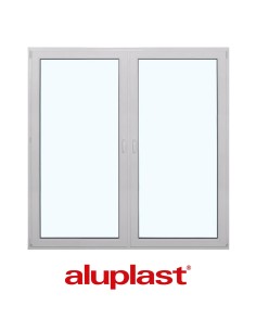 Kunststofffenster PVC 1650 x 1700 mm Dreh-Kipp | Dreh - Aluplast Ideal 8000